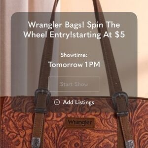 Wrangler Tan Floral Patterned Tote